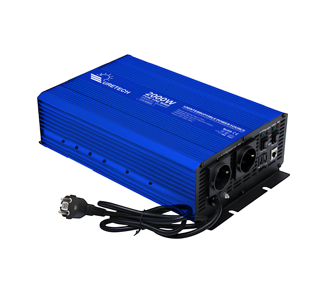 2000 Watt Tam Sinüs Akü Şarjlı Ups İnverter 12Vdc-230Vac