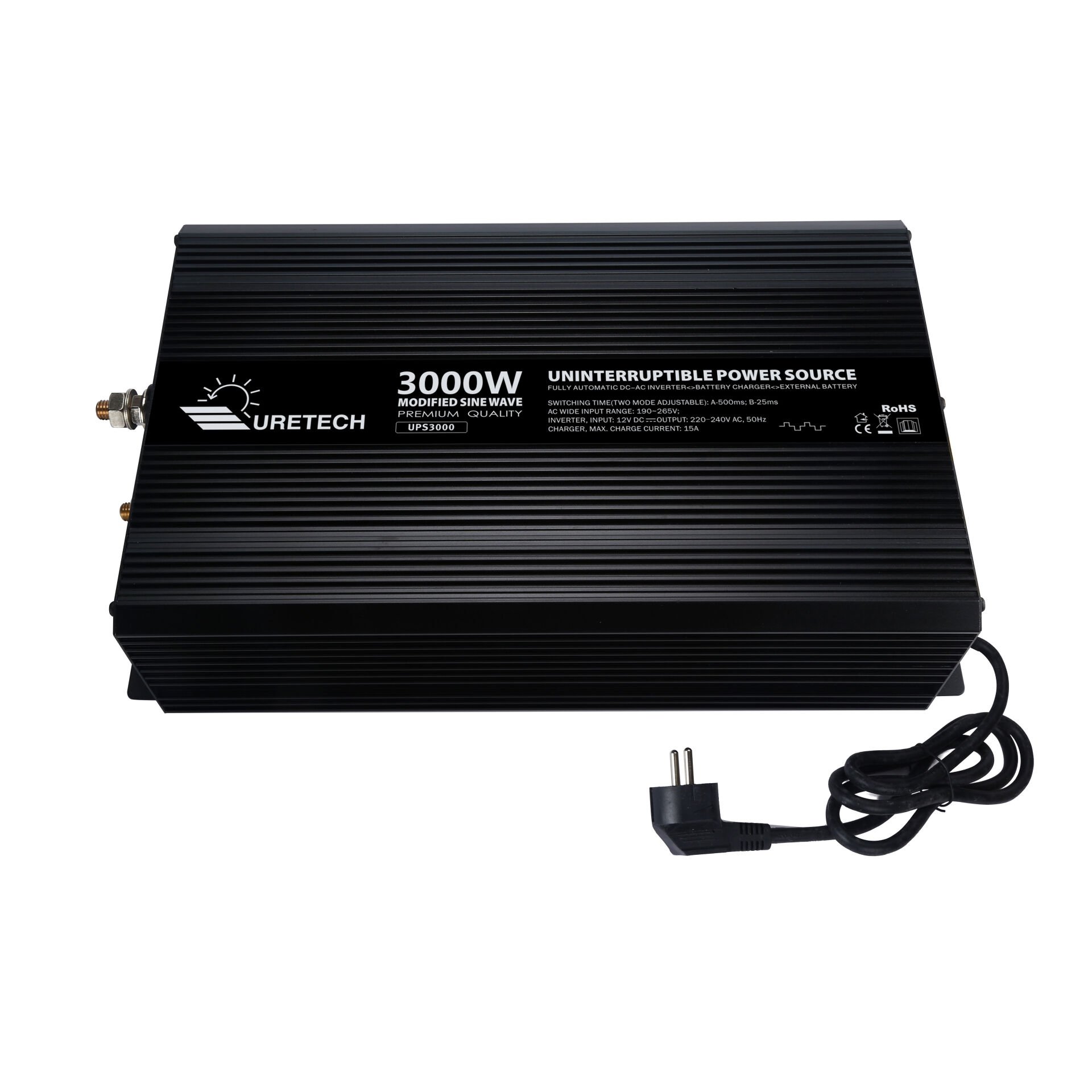 3000 Watt Modifiye Sinüs Akü Şarjlı UPS İnverter 12Vdc-230Vac