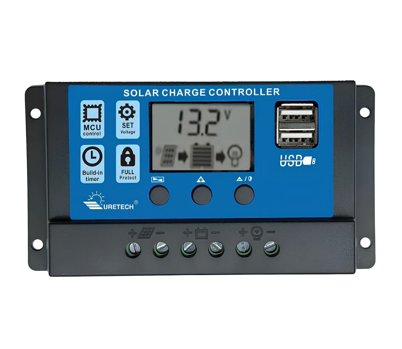 10 Amper PWM Şarj Kontrol Cihazı  12/24V