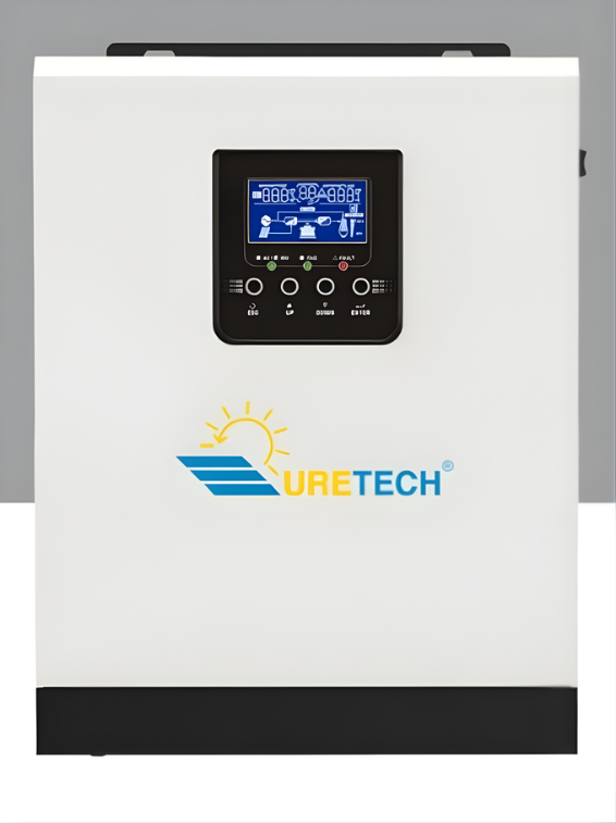 1.5KVA 1200 WATT Tam Sinüs Akıllı MPPT 40A İnverter 12Vdc-230Vac