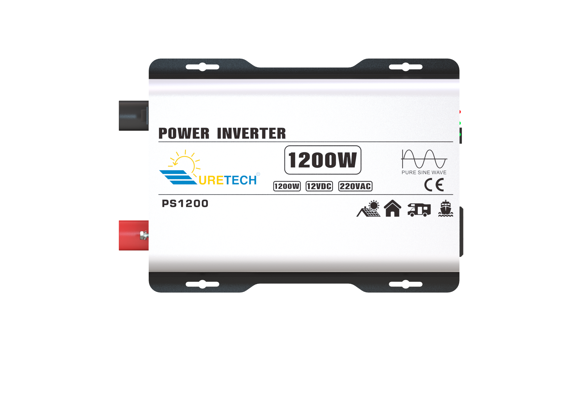 1200 Watt 12v Tam Sinüs İnverter 12v-220v