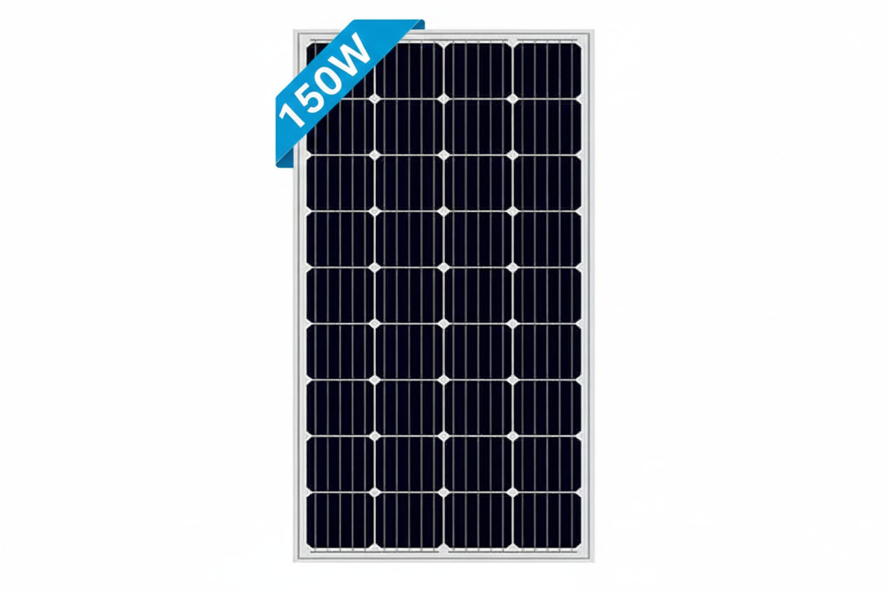 150 Watt Monokristal Güneş Paneli