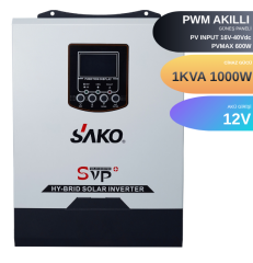 SAKO 1KVA 1000 Watt Tam Sinüs Akıllı PWM İnverter